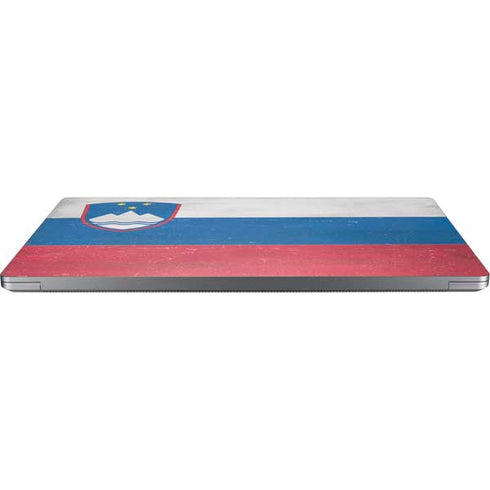 Slovenia Flag Distressed Laptop Skins